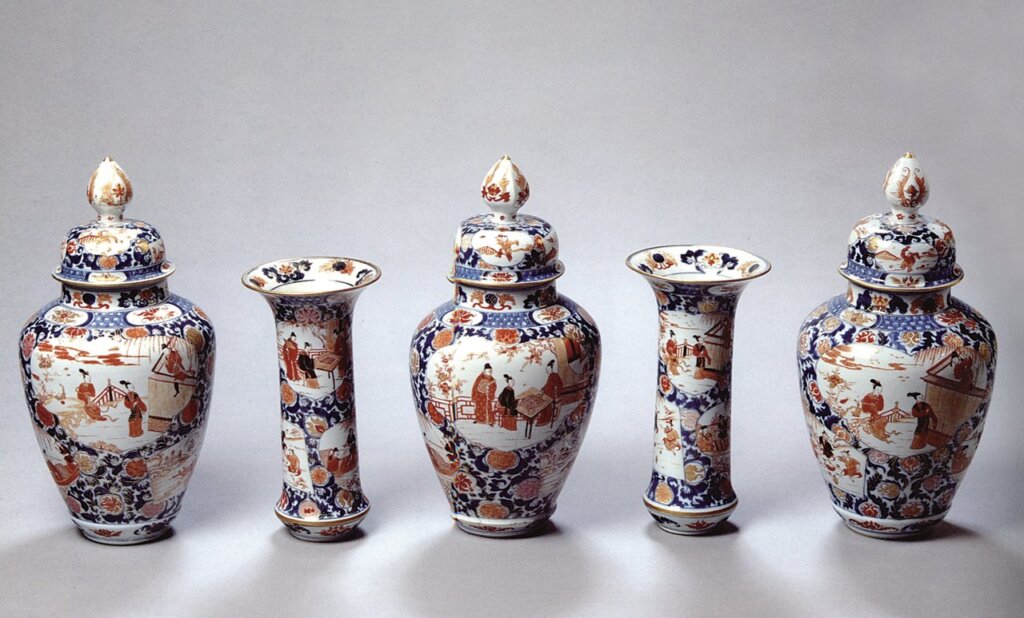 1725年左右〈色繪人物紋瓷罐〉，荷蘭格羅寧根博物館藏（Groninger Museum）。