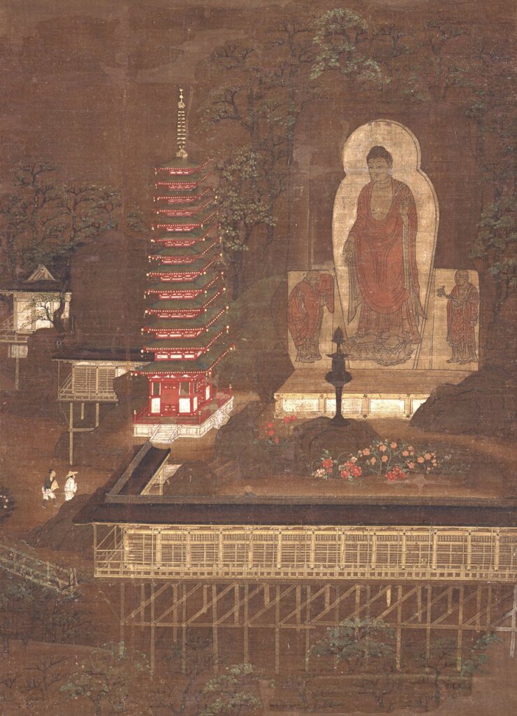 〈笠置曼荼羅〉,日本大和文華館藏。