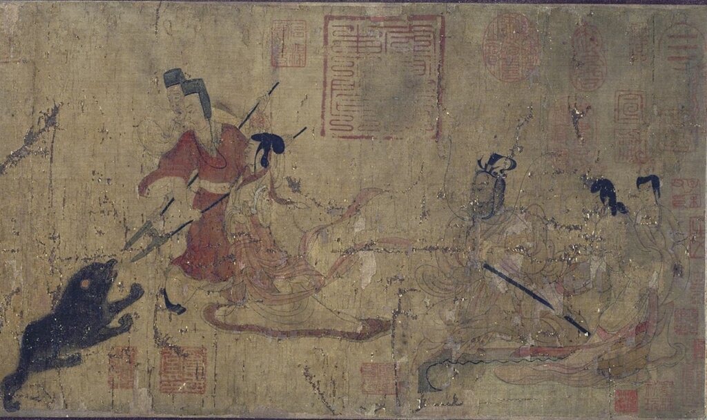 與圖21相對應的原作繪畫部分。©Trustees of the British Museum。