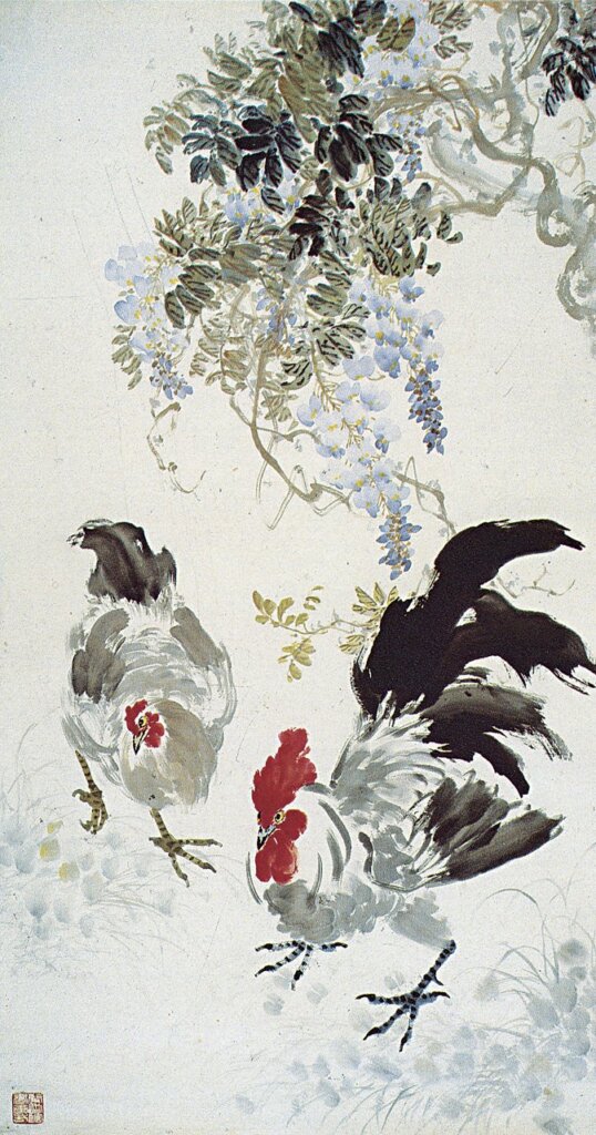 高逸鴻1968年〈梨山松韻〉。
