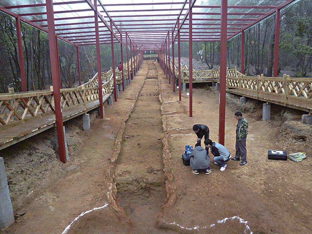 三維掃描南窯龍窯遺跡。