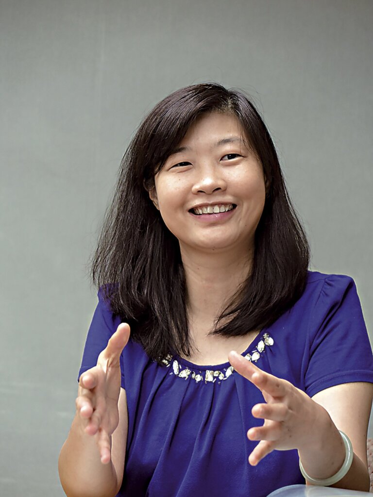 上許媛婷。攝影／王怡文。