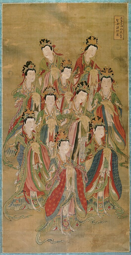 寶寧寺水陸畫〈九天后土聖母諸神眾〉，山西博物院藏。