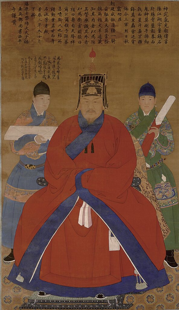 明代〈穎國武襄公楊洪像〉，美國佛利爾美術館藏。©Arthur M. Sackler Gallery, Smithsonian Institution, Washington, D.C.: Purchase--Smithsonian Collections Acquisition Program, and partial gift of Richard G. Pritzlaff, S1991.77