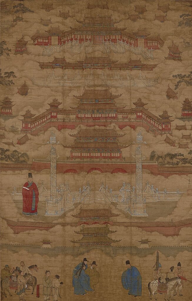 〈北京宮城圖〉，大英博物館藏。©The Trustees of the British Museum。