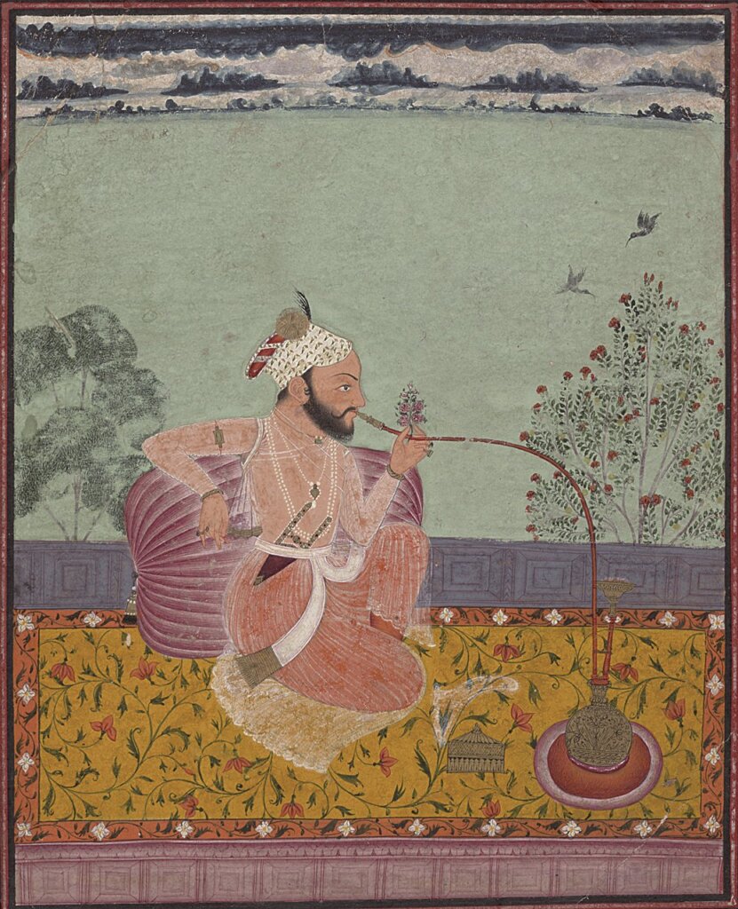 抽水菸圖。The Metropolitan Museum of Art，www.metmuseum.org。