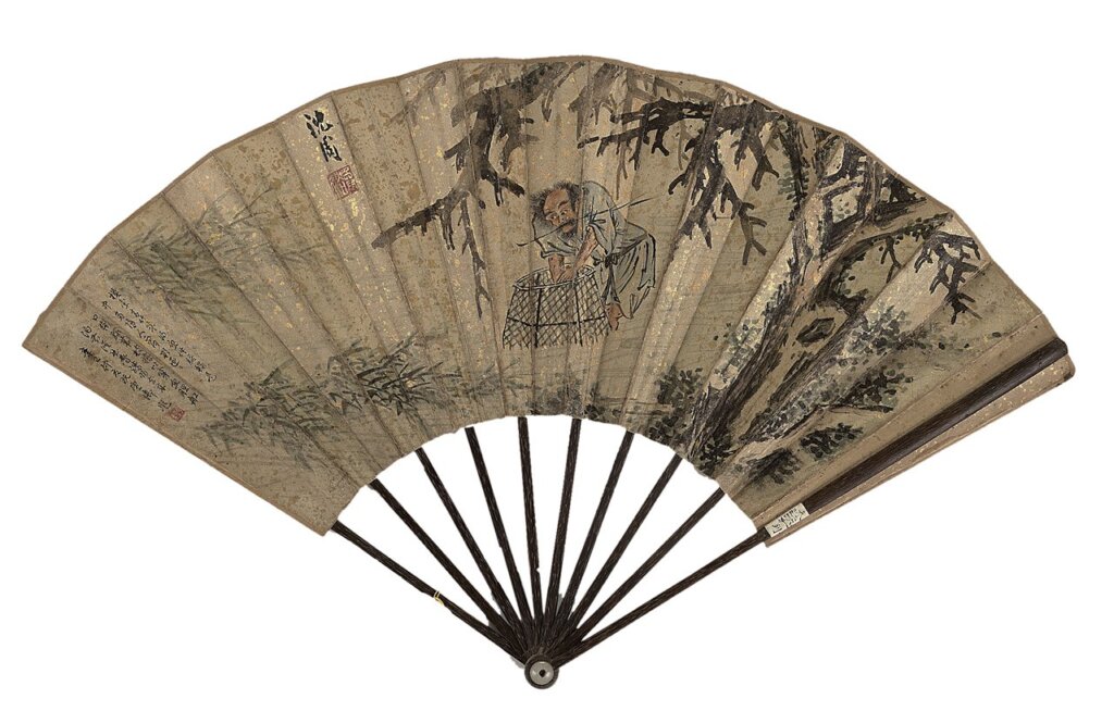 明沈周〈漁翁〉，國立故宮博物院藏。
