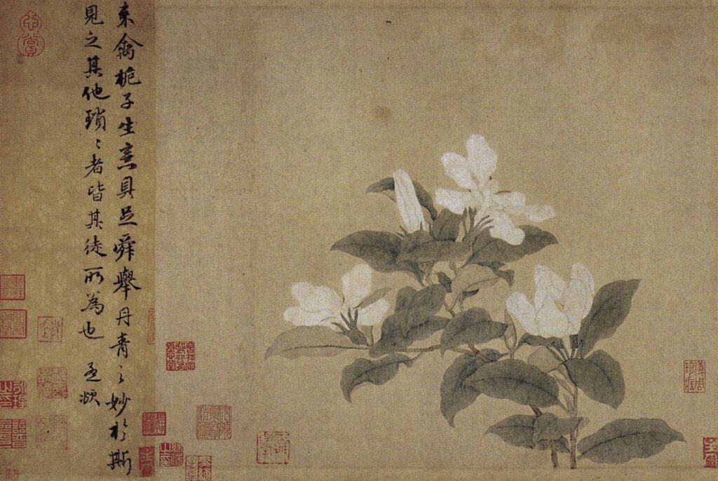 傳北宋郭熙〈谿山秋霽圖〉局部，美國佛利爾沙可樂美術館藏。