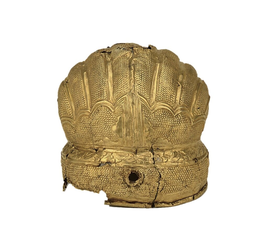 公元1400～1450年〈金頭飾〉，大英博物館藏。©Trustees of the British Museum。