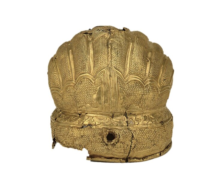 公元1400～1450年〈金頭飾〉，大英博物館藏。©Trustees of the British Museum。