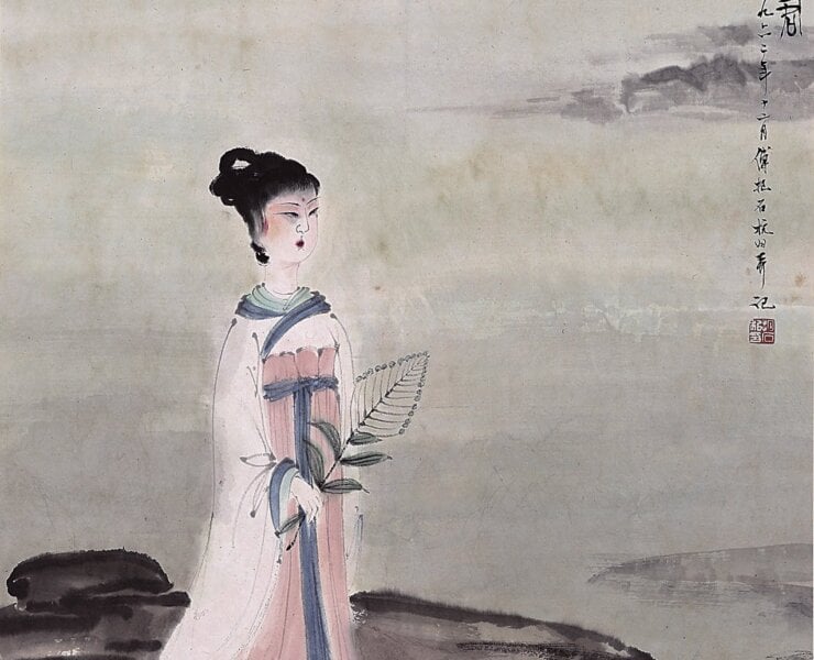 〈厚冰種翡翠福在眼錢掛件〉，33.54×51.24×