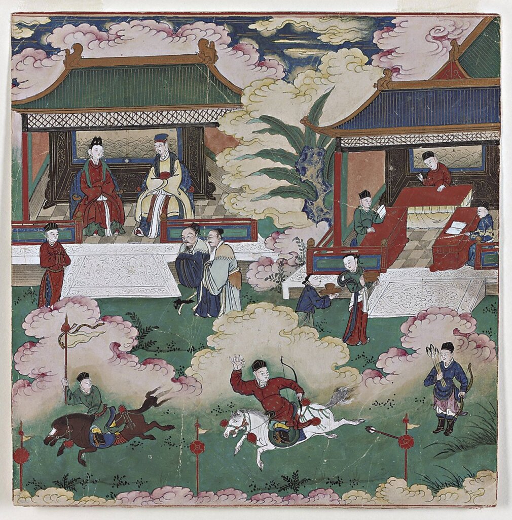 18〜19世紀〈普明大日如來觀修導引圖冊〉，第32開，比利時安特衛普水上博物館藏。