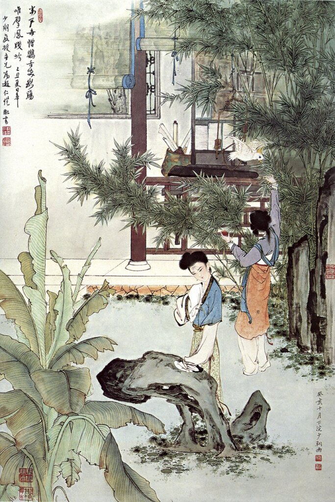 晏少翔1985年〈紅樓夢故事〉。