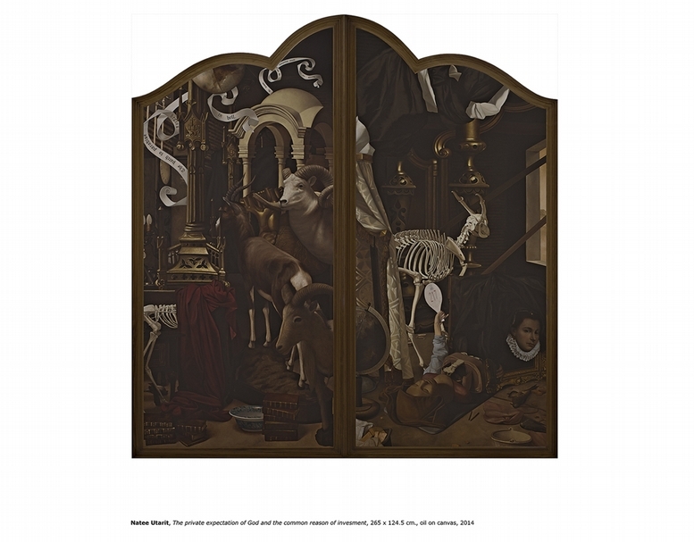 納堤．尤塔瑞《祭壇二號》（Altar 2）．油彩畫布．2014。 （Richard Koh Fine Art提供）