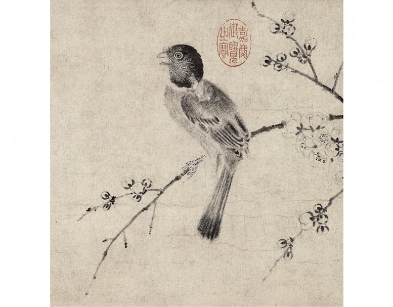 2009年,保利拍出尤倫斯收藏的宋徽宗《寫生珍禽圖卷》,成交價為6171萬人民幣。(局部)