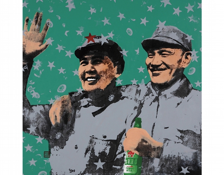 李紹榮Patrick Lee｜Time For a Drink 油彩、畫布 120x120cm