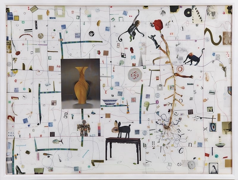 劉時棟│影像敘事II 複合媒材、畫布 94x124cm 2014 大未來林舍畫廊提供