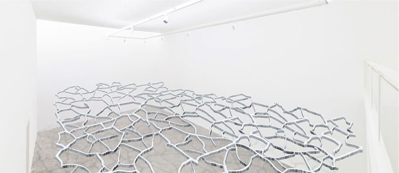 無題(河床 No.1), 鋁, 240 x 120 x 4 cm，2015