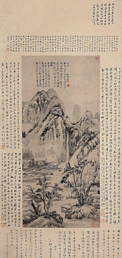溪岸摹本，驚世橫出──（傳）董源〈溪岸圖〉摹本的發現與收藏印問題 7