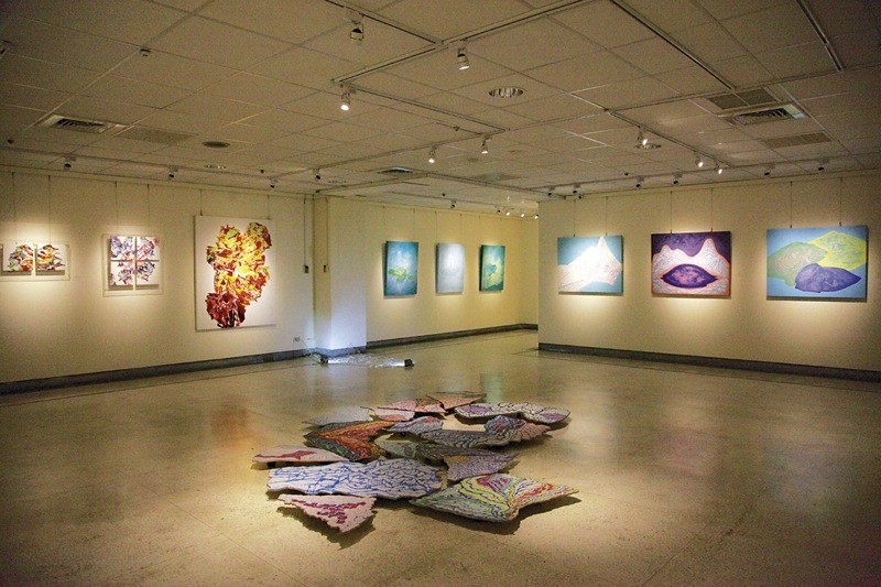 彰化師範大學展場一隅。(陳一凡提供)
