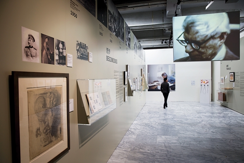 「建築之境:路易.康」展覽現場。