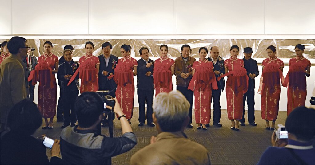 北京保利拍賣執行董事趙旭於開幕致詞。