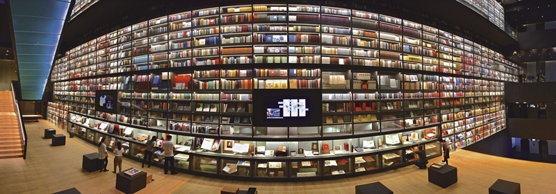 書牆全景圖。