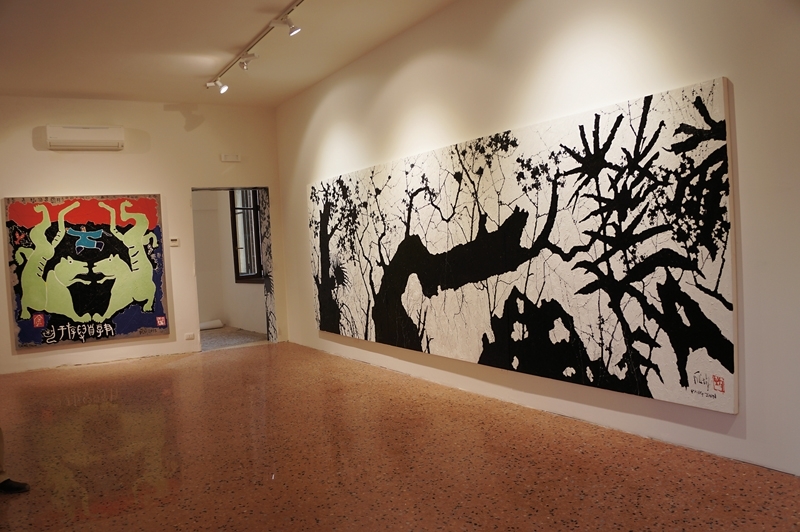龎均「東方文明」展覽現場。（攝影／林怡秀）
