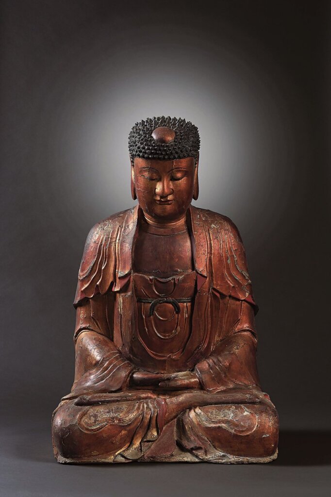 吳昌碩〈擬八大山水〉，136.5×88公分。