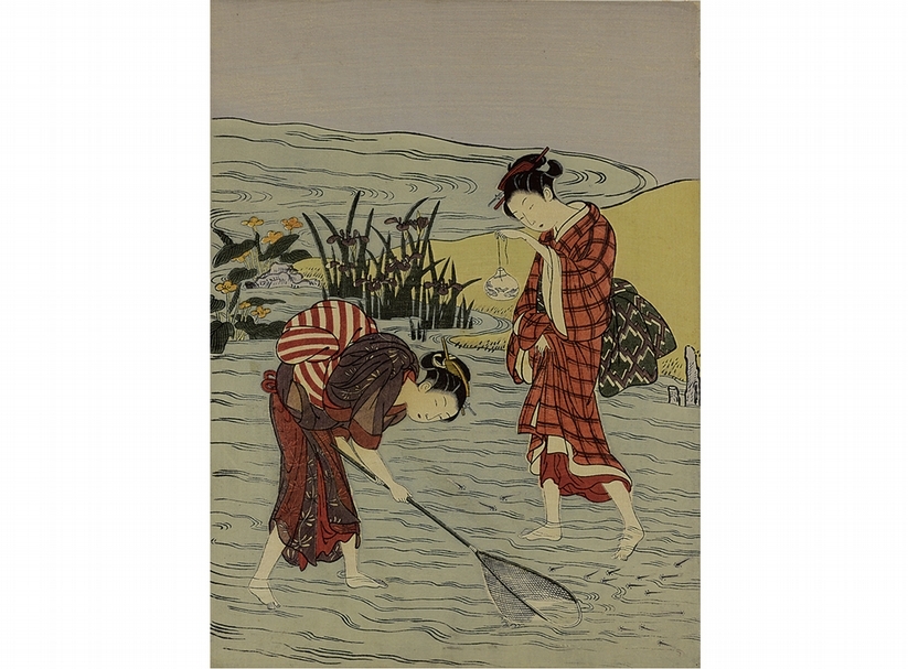 比利時皇家藝術與歷史博物館的Michotte舊藏日本版畫。圖／Asian Art in Brussels