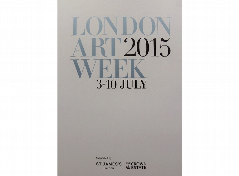 London Art Week導覽手冊。