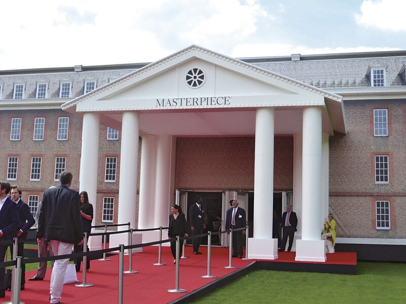 Masterpiece London展場外觀入口處。