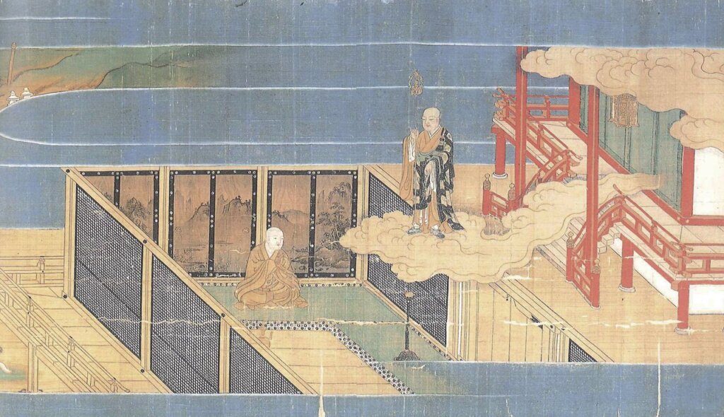 圖4〈柿本宮曼荼羅〉，日本大和文華館藏。