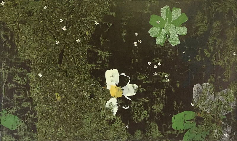 傅作新│秘密花園 油彩、畫布 120x200cm 2015 芳草地畫廊．台北提供