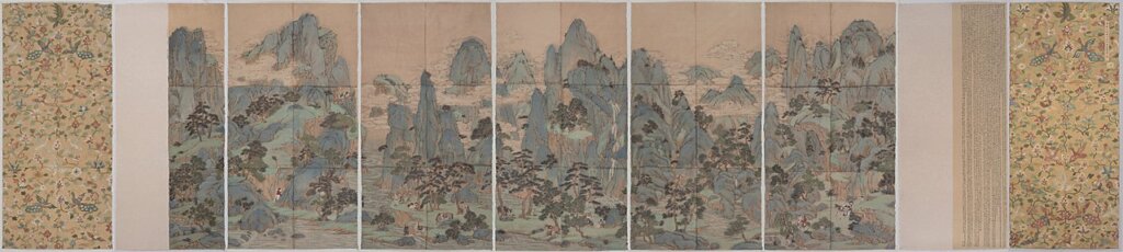 彭薇2015年作〈圓滿的旅程〉，宣紙水墨冊頁。