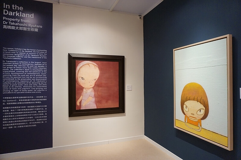 奈良美智之作,深受藏家喜愛,在預展現場老中青三代通殺。