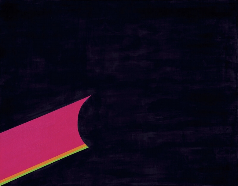 蕭勤，蘊，布上壓克力，70x90cm，1974。