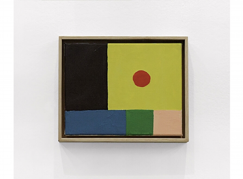 伊黛爾．阿德楠Etel ADNAN│無題 油彩、畫布 24x30cm 2014