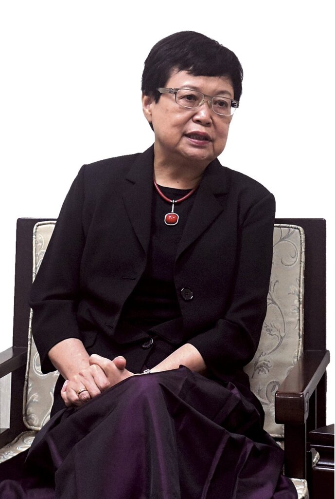 國立故宮博物院院長馮明珠。攝影／張筠。