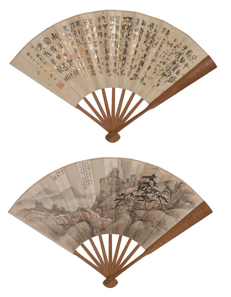 編號B079黃檗木庵〈行草大中堂〉，144×75公分，起拍價新台幣15萬元，落槌價新台幣140萬元。
