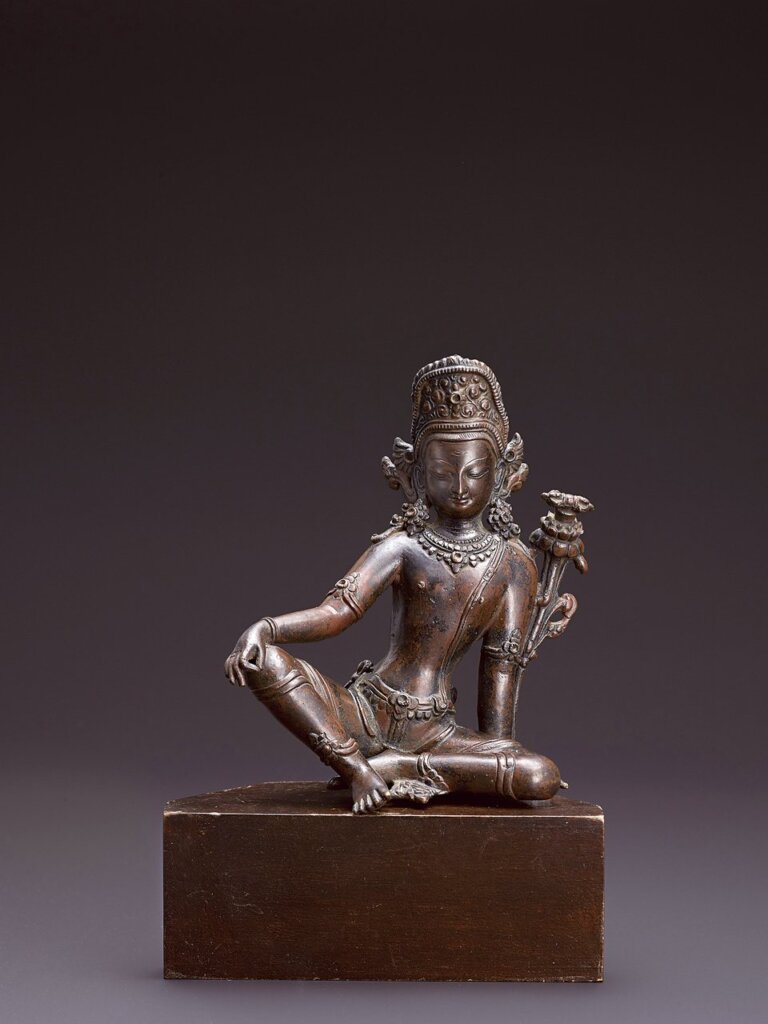 漢〈青銅鼓形祭祀貯貝器〉。