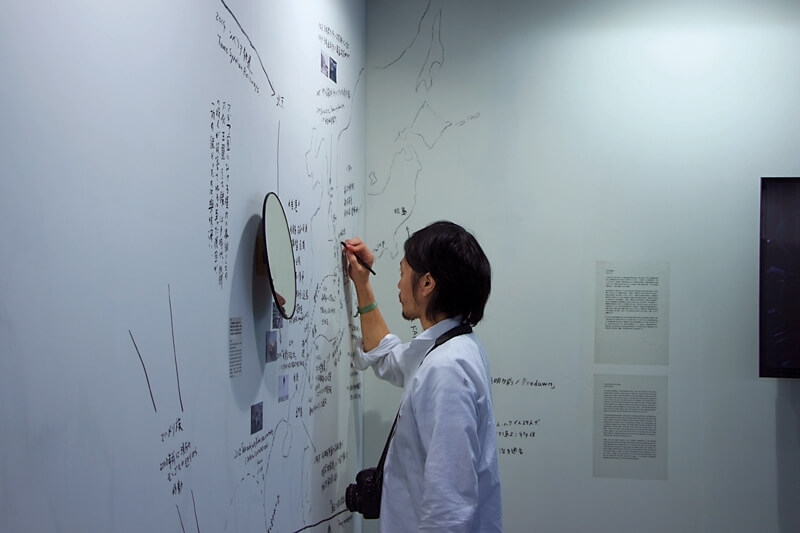 受邀的日本組織TAKIBI帶來田村友一郎的展示。（福利社提供）
