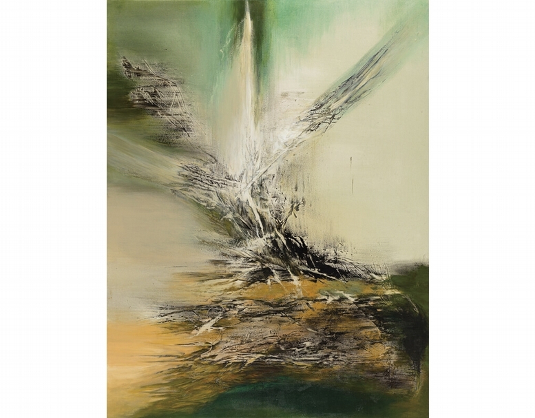 楊識宏《春雷》．Acrylic on canvas．197×152 cm．2015。