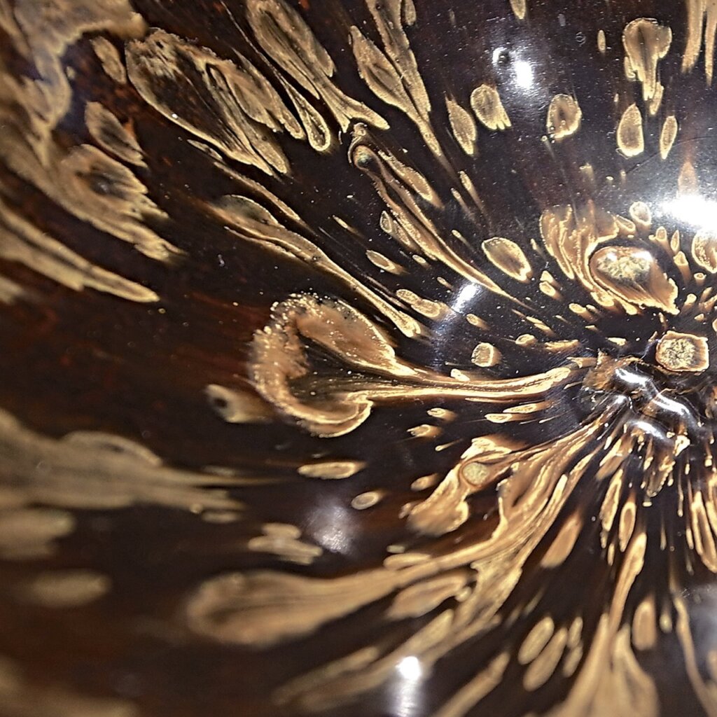 玳瑁斑天目漆。