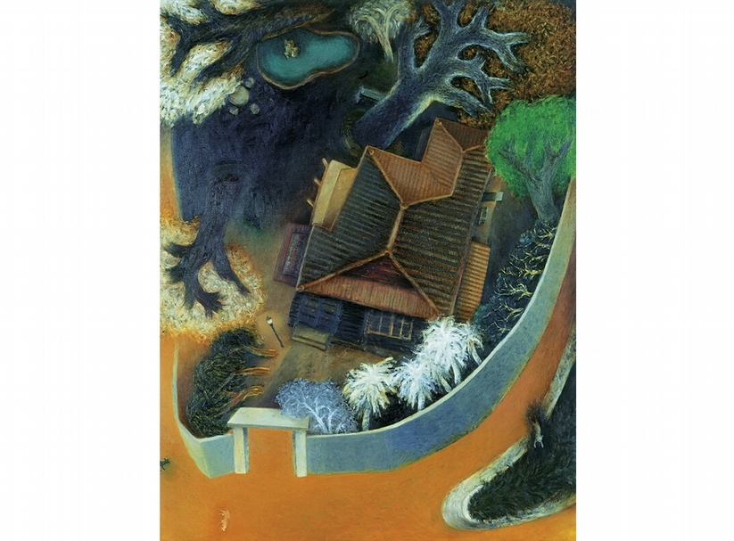 蘇旺伸│官邸（四） 117x91cm 1993 台北市立美術館提供