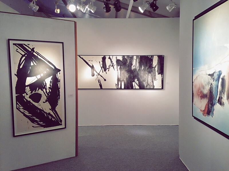 Art Élysée：Sabine Vazieux畫廊展位，展出陳幸婉與黃一鳴的作品。