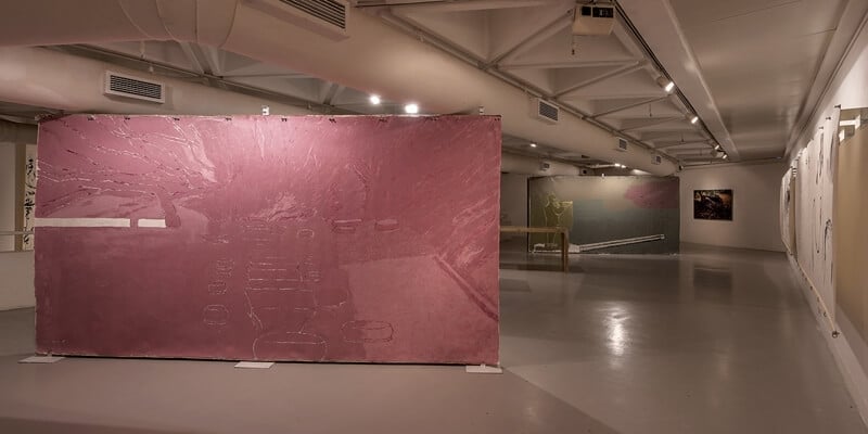 「入勝：葉世強書畫，葉偉立涉事」展覽現場。（攝影／Kitmin Lee）