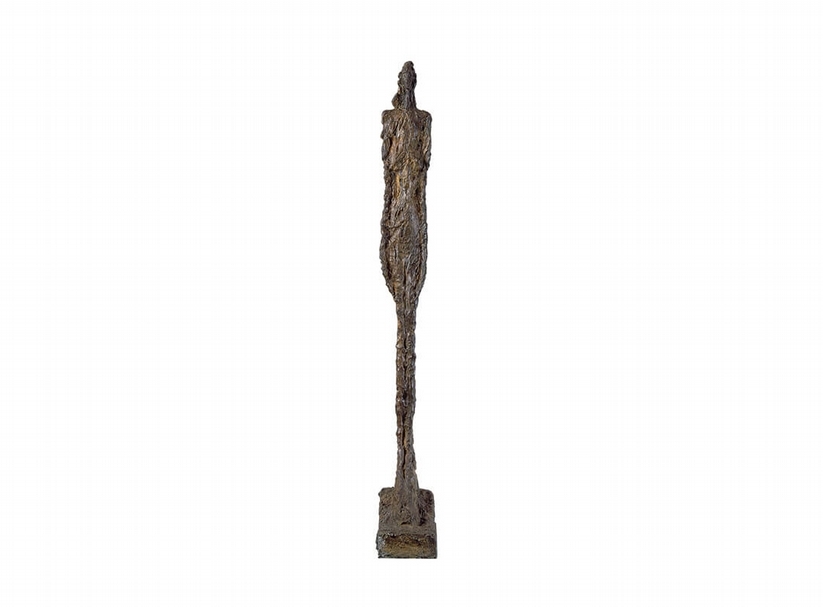 賈克梅第《威尼斯女人八號》（Woman of Venice VIII ）; Kunsthaus Zurich, Alberto Giacometti-Stiftung ©The Estate of Alberto Giacometti (Fondation Giacometti, Paris and ADAGP, Paris) 2015.