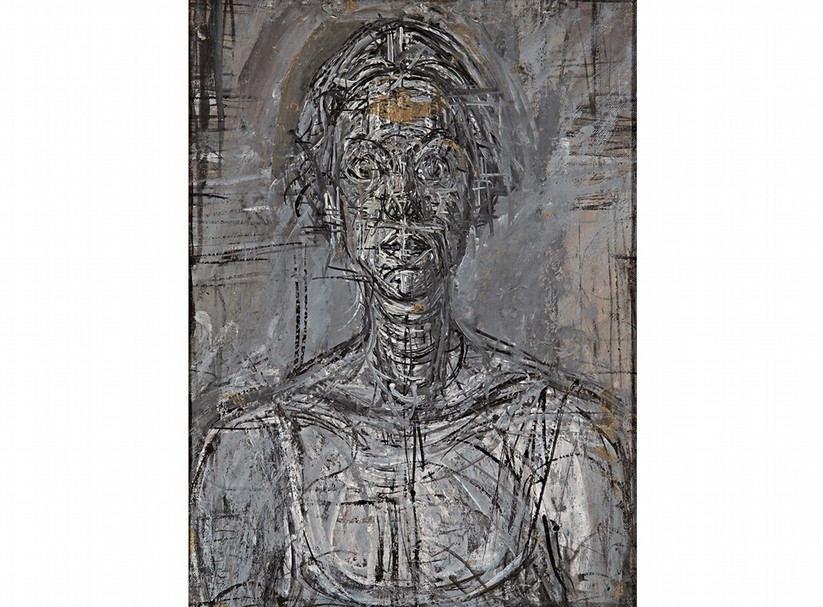 賈克梅第《安妮特胸像》（Bust of Annette）, 1954 Private Collection © The Estate of Alberto Giacometti (Fondation Giacometti, Paris and ADAGP, Paris) 2015.