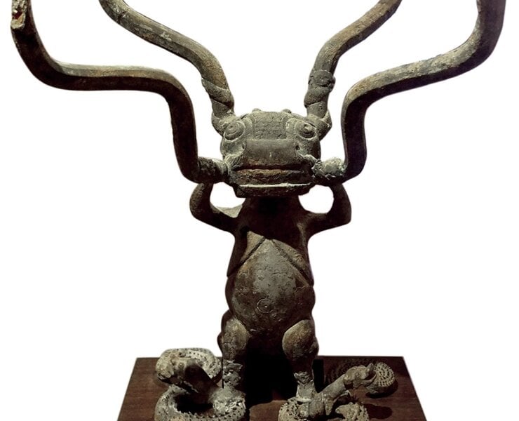 〈鎮墓獸〉，國立歷史博物館館藏。攝影╱林容伊。